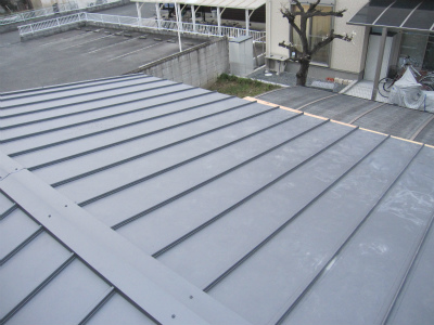 屋根作り付け工事