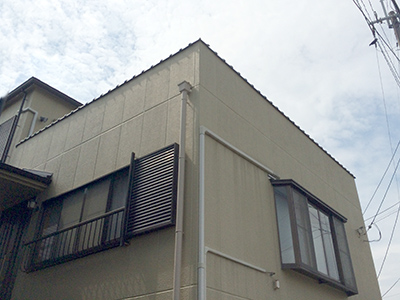 ベランダ瓦脱着工事