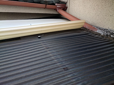 テラス屋根張替え工事
