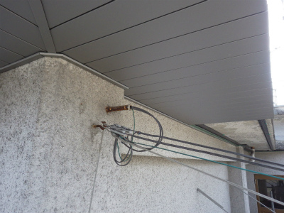 軒天補修工事