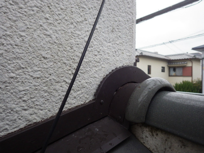 壁際二重水切り作付け工事