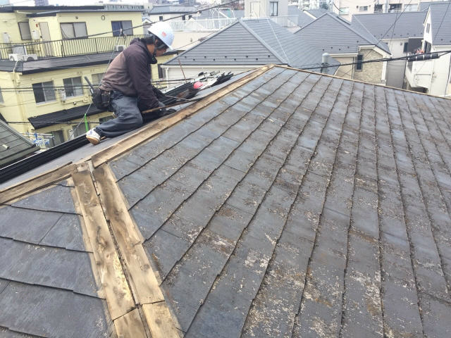 屋根葺き替え工事