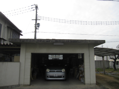 屋根作り付け工事
