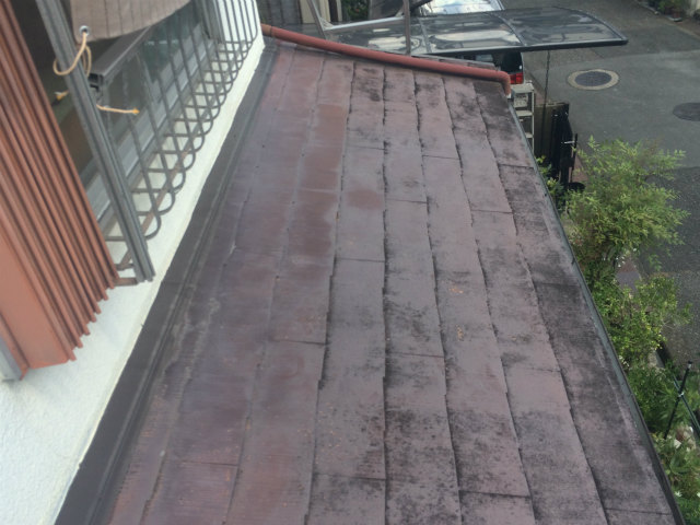 下屋葺き替え工事