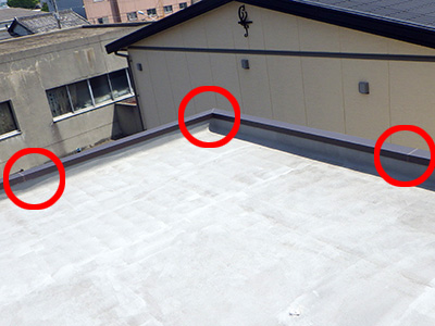 笠木板金包み工事