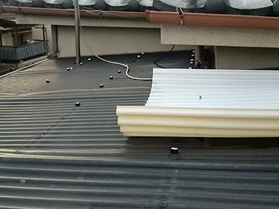 テラス屋根張替え工事