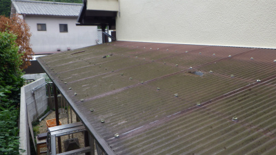 テラス屋根張替え工事