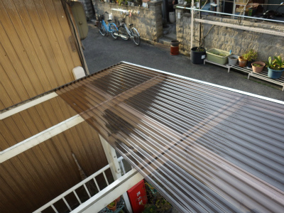 ポリカ波板工事
