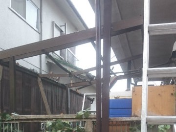 ポリカ張替工事