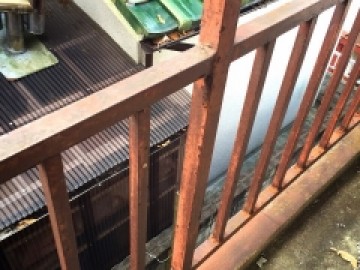 鉄部塗装工事