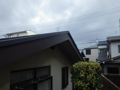 破風板金包み工事