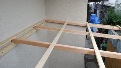 テラス屋根張替え工事