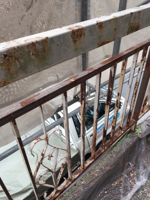 鉄部塗装工事