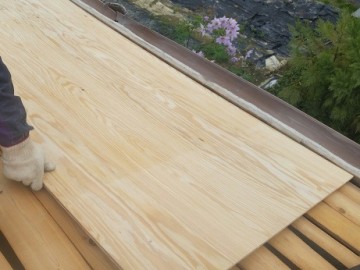 部分屋根葺き替え工事