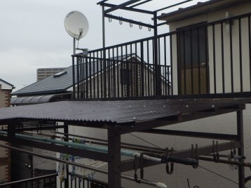 ポリカ波板張替え工事