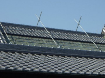 一文字2段銅板カバー工事