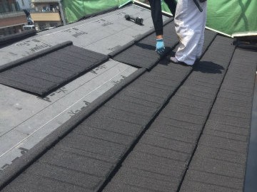 屋根葺き替え工事