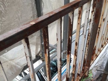 鉄部塗装工事