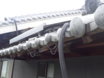 樋架け替え工事