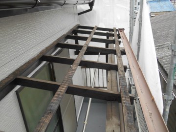 波板張替工事