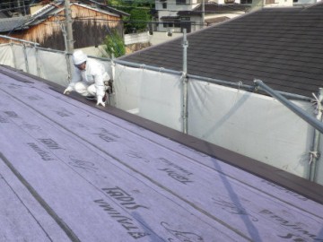 屋根カバー工事