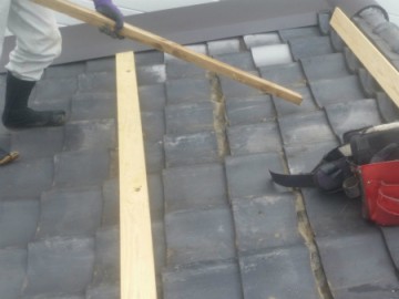 瓦ラバーロック工事
