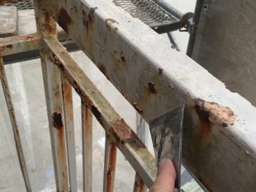 鉄部塗装工事