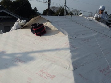 屋根葺き替え工事