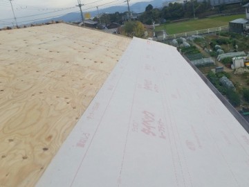 部分屋根葺き替え工事