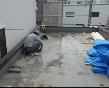 手摺り撤去工事