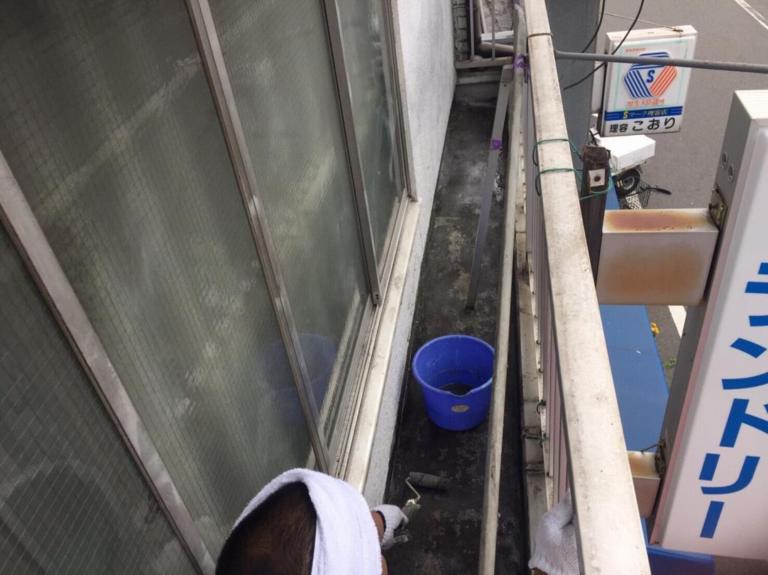 メッシュウレタン防水工事