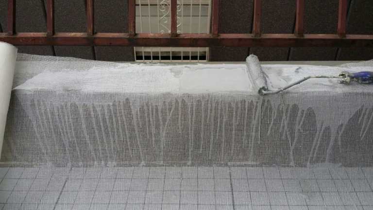 通気ウレタン防水工事