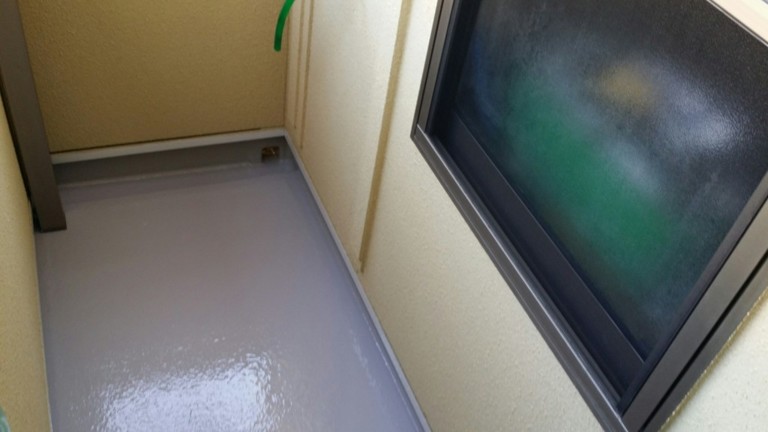 ベランダウレタン防水工事