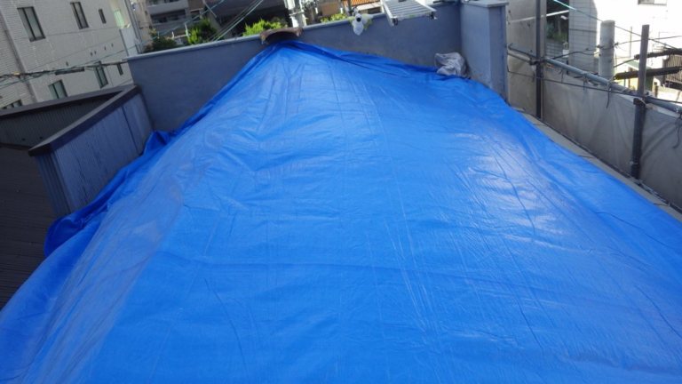 屋根葺き替え工事 和瓦⇒タテヒラ
