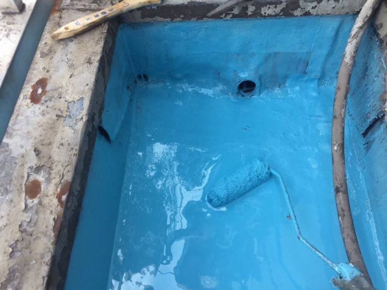 メッシュウレタン防水工事