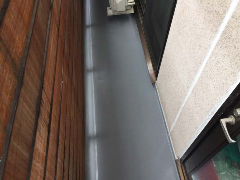 ベランダメッシュウレタン防水工事