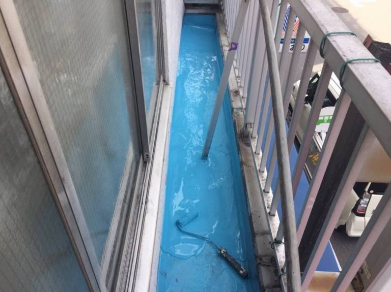 メッシュウレタン防水工事