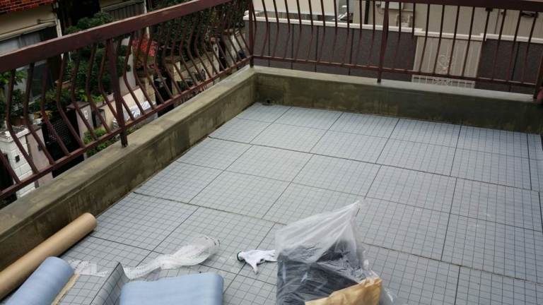 通気ウレタン防水工事