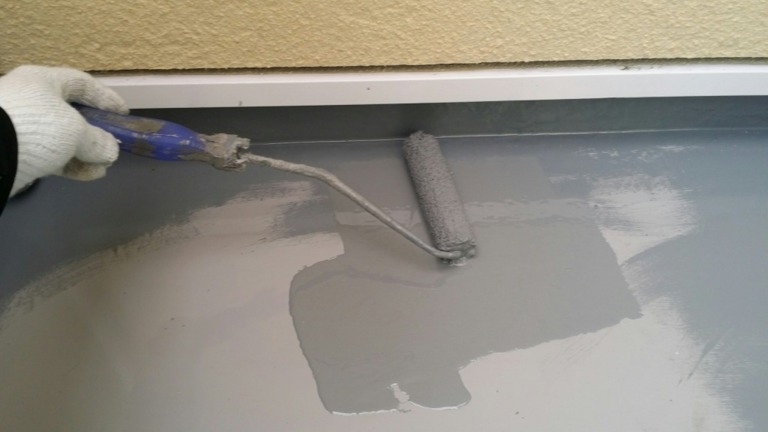 ベランダウレタン防水工事