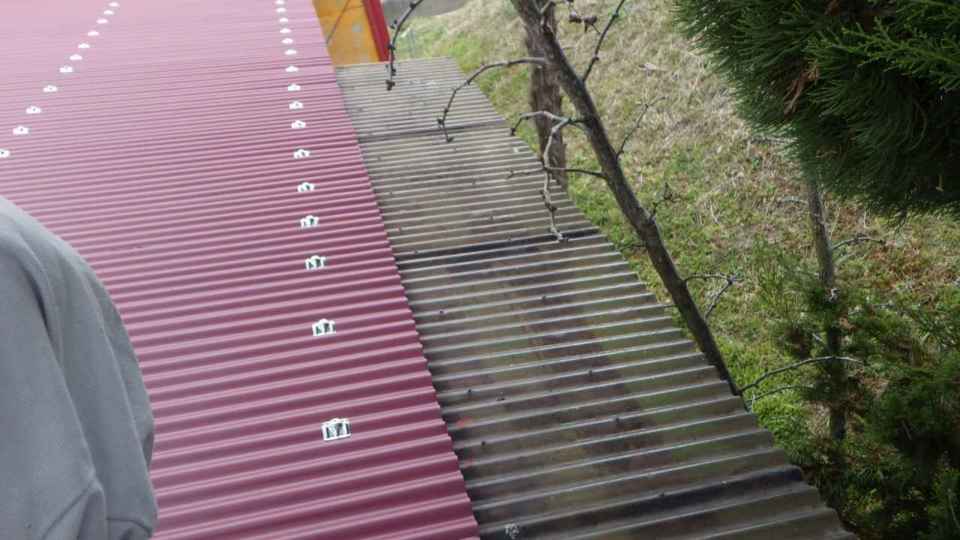 波板張替工事