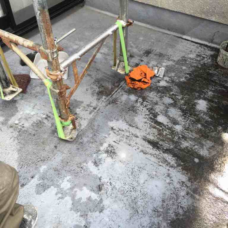 メッシュクロス入りウレタン防水工事