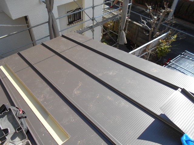下屋葺き替え工事