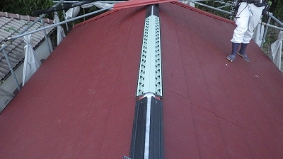屋根葺き替え工事(MFシルキー)