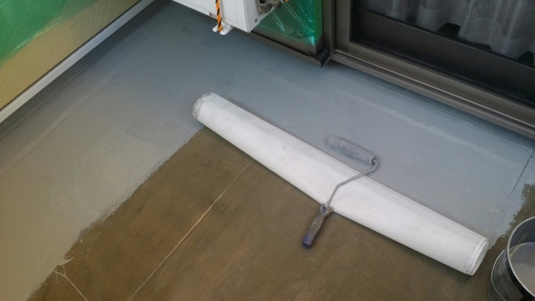 ベランダウレタン防水工事