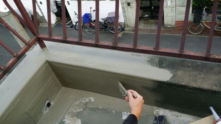 通気ウレタン防水工事
