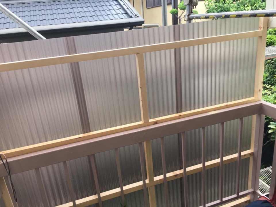 波板張替工事