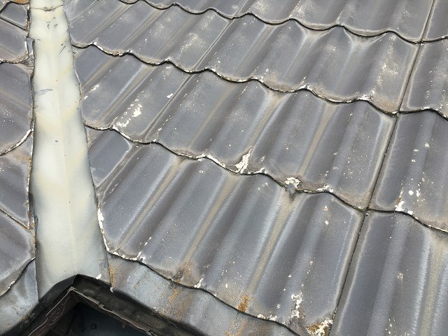 タテヒラ葺き替え工事