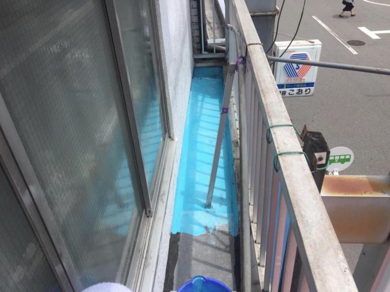 メッシュウレタン防水工事