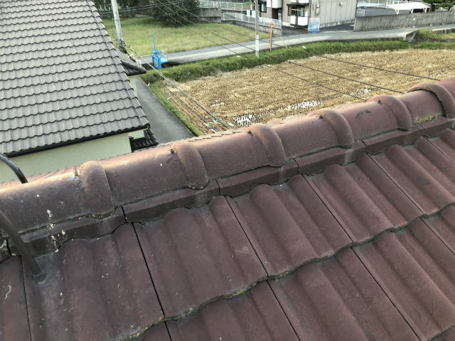 屋根葺き替え工事（平板瓦）