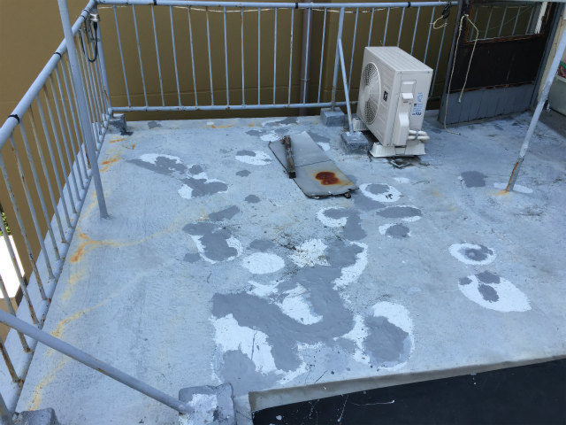 メッシュウレタン防水工事